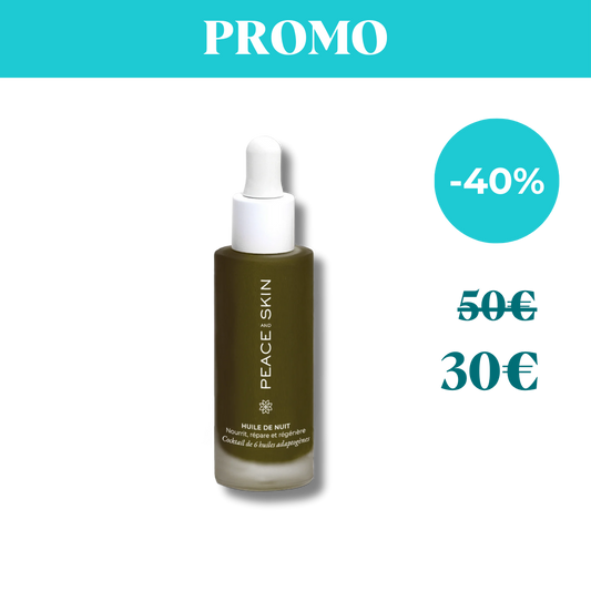 Olio viso notte