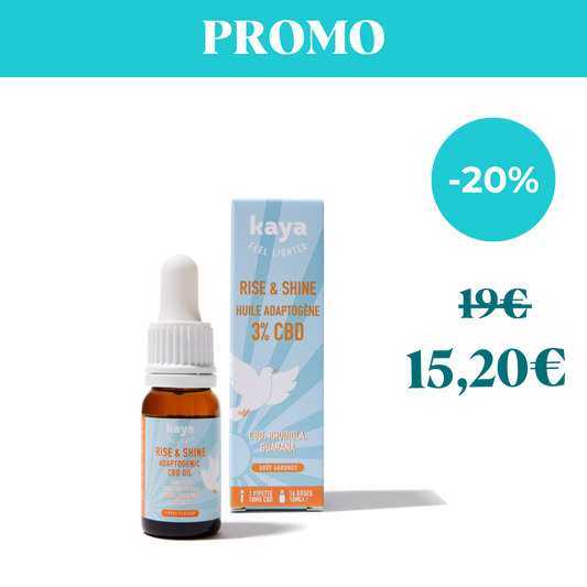 Olio adattogeno Rise & Shine 3% CBD