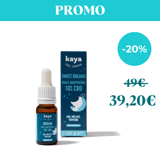 Olio adattogeno Sweet Dreams 10% CBD 
