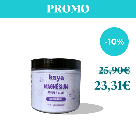 Magnesio in polvere - gusto mirtillo