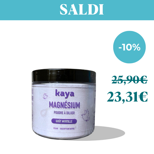 Magnesio in polvere - gusto mirtillo